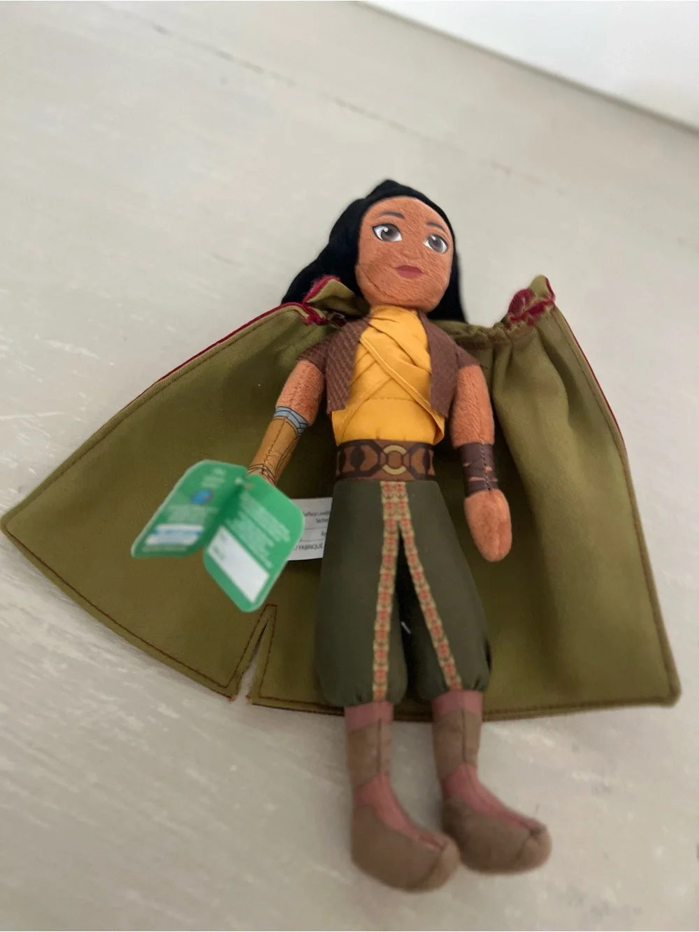 Disney Raya & The Last Dragon Plush Doll NWT Just Play with Cape